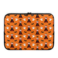 Cartoon Dracula Pattern Print Laptop Sleeve