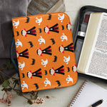 Cartoon Dracula Pattern Print Leather Bible Cover