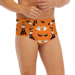Cartoon Dracula Pattern Print Men's Briefs