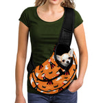 Cartoon Dracula Pattern Print Pet Sling Carrier