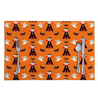 Cartoon Dracula Pattern Print Placemat