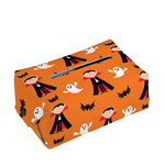 Cartoon Dracula Pattern Print Rectangle Tissue Box Cover