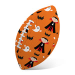 Cartoon Dracula Pattern Print Rugby Ball