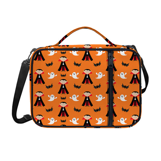 Cartoon Dracula Pattern Print Shoulder Strap Bible Bag