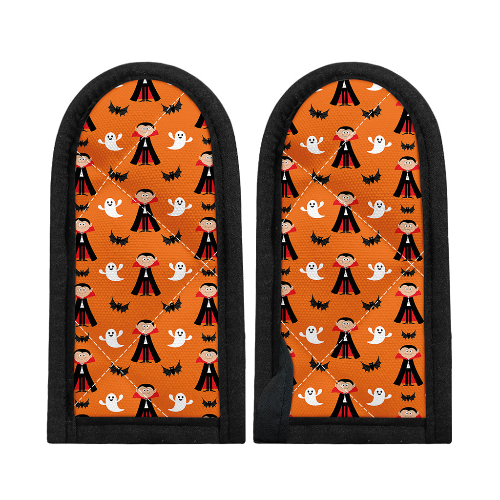 Cartoon Dracula Pattern Print Skillet Handle Cover