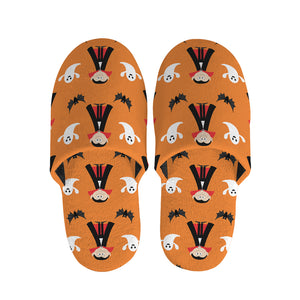 Cartoon Dracula Pattern Print Slippers