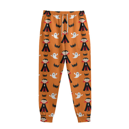 Cartoon Dracula Pattern Print Sweatpants