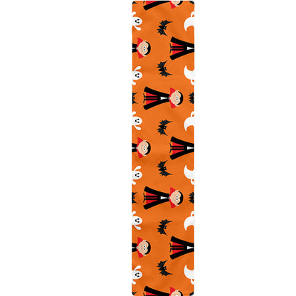 Cartoon Dracula Pattern Print Table Runner