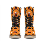 Cartoon Dracula Pattern Print Winter Boots