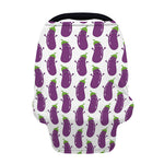Cartoon Eggplant Pattern Print Baby Seat Cover