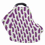 Cartoon Eggplant Pattern Print Baby Seat Cover
