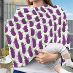 Cartoon Eggplant Pattern Print Baby Seat Cover