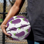 Cartoon Eggplant Pattern Print Basketball