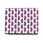 Cartoon Eggplant Pattern Print Bifold Wallet