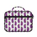 Cartoon Eggplant Pattern Print Briefcase Bible Bag