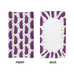 Cartoon Eggplant Pattern Print Changing Pad Cover