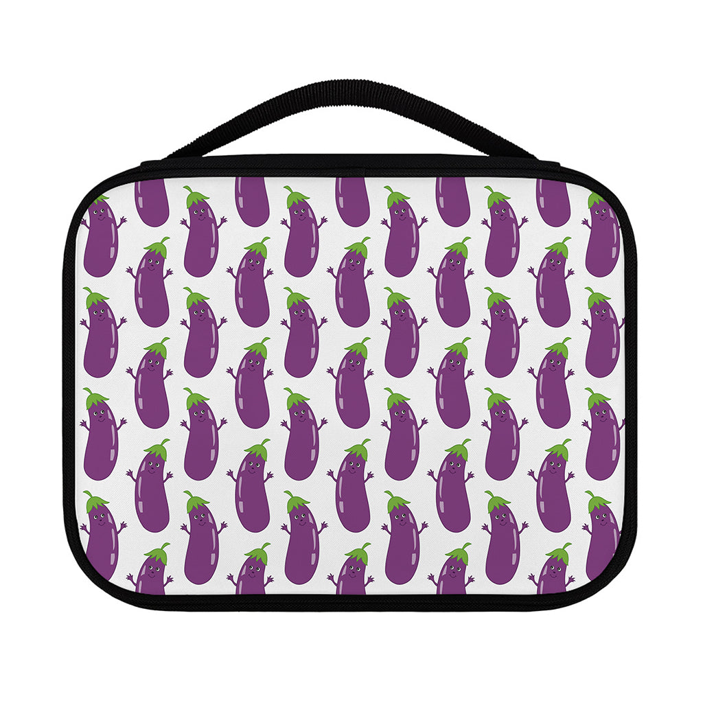 Cartoon Eggplant Pattern Print Classic Bible Case