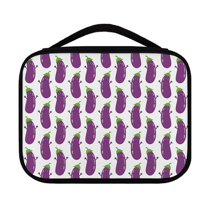 Cartoon Eggplant Pattern Print Classic Bible Case