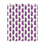 Cartoon Eggplant Pattern Print Curtain