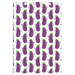 Cartoon Eggplant Pattern Print Curtain