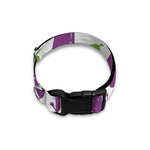 Cartoon Eggplant Pattern Print Dog Collar