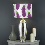 Cartoon Eggplant Pattern Print Drum Lamp Shade
