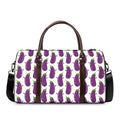 Cartoon Eggplant Pattern Print Duffel Bag