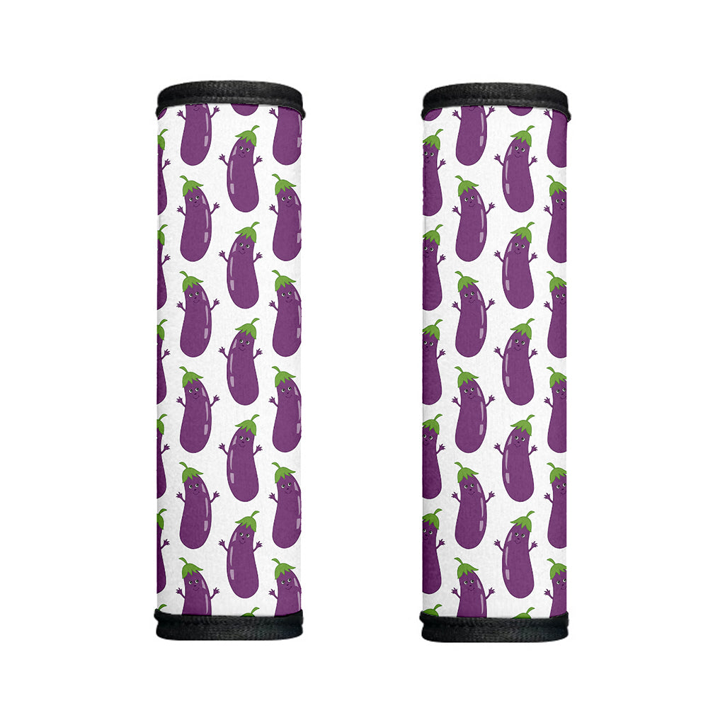 Cartoon Eggplant Pattern Print Handle Covers