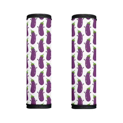 Cartoon Eggplant Pattern Print Handle Covers