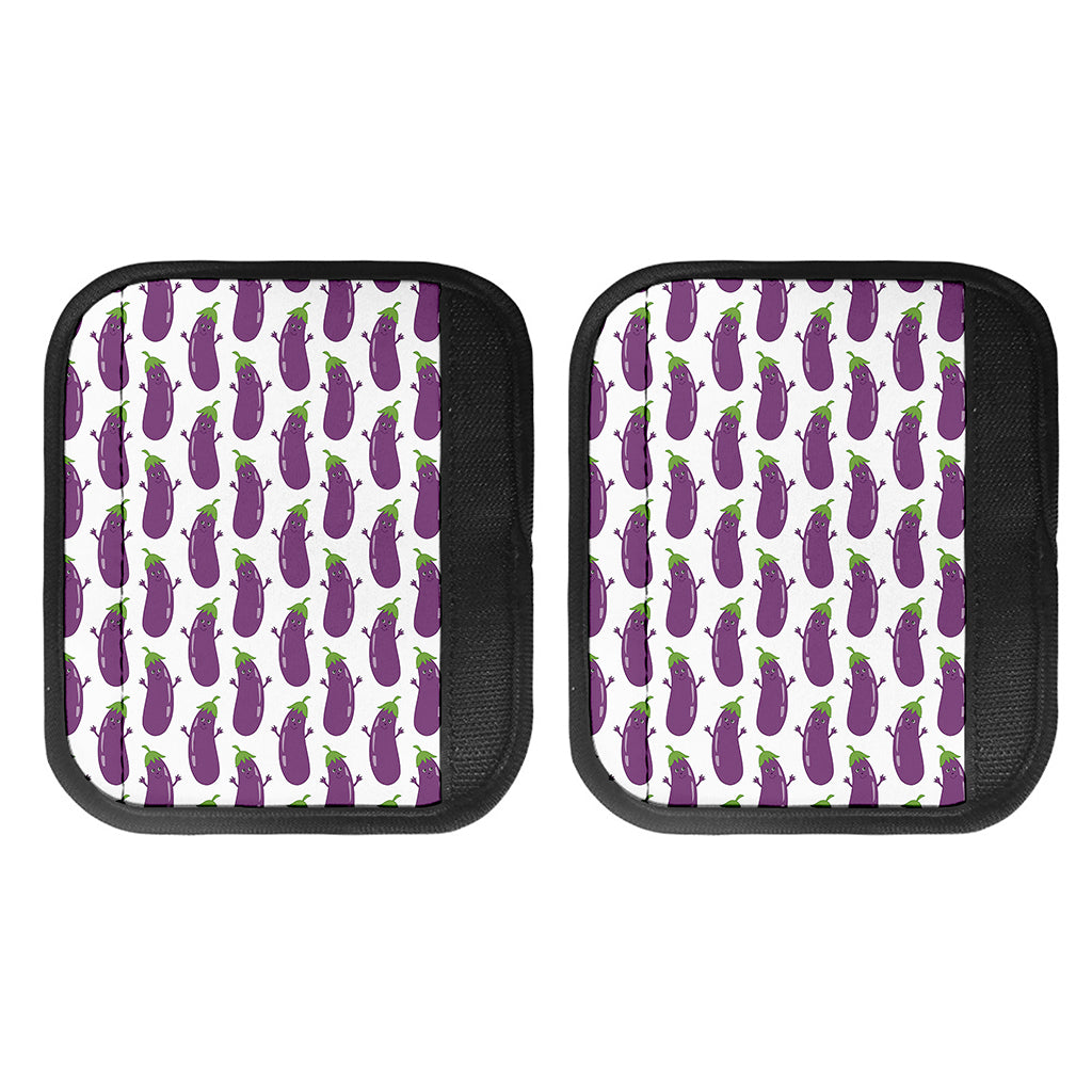 Cartoon Eggplant Pattern Print Handle Covers