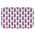 Cartoon Eggplant Pattern Print Indoor Door Mat