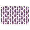 Cartoon Eggplant Pattern Print Indoor Door Mat