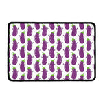 Cartoon Eggplant Pattern Print Kitchen Mat