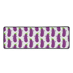 Cartoon Eggplant Pattern Print Long Kitchen Mat