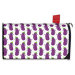 Cartoon Eggplant Pattern Print Mailbox Cover