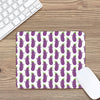 Cartoon Eggplant Pattern Print Mouse Pad