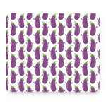 Cartoon Eggplant Pattern Print Mouse Pad