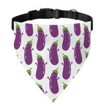 Cartoon Eggplant Pattern Print Over The Collar Dog Bandana
