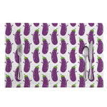 Cartoon Eggplant Pattern Print Placemat