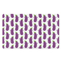 Cartoon Eggplant Pattern Print Polyester Doormat