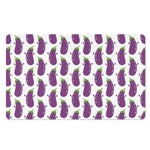 Cartoon Eggplant Pattern Print Polyester Doormat