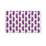 Cartoon Eggplant Pattern Print Polyester Flag