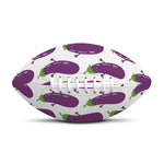 Cartoon Eggplant Pattern Print Rugby Ball