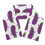 Cartoon Eggplant Pattern Print Scarf