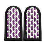 Cartoon Eggplant Pattern Print Skillet Handle Cover