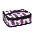 Cartoon Eggplant Pattern Print Small Lunch Bag