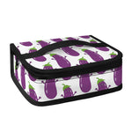 Cartoon Eggplant Pattern Print Small Lunch Bag