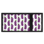 Cartoon Eggplant Pattern Print Trifold Wallet