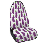 Cartoon Eggplant Pattern Print Waterproof Car Seat Cover