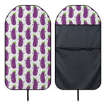 Cartoon Eggplant Pattern Print Waterproof Car Seat Cover